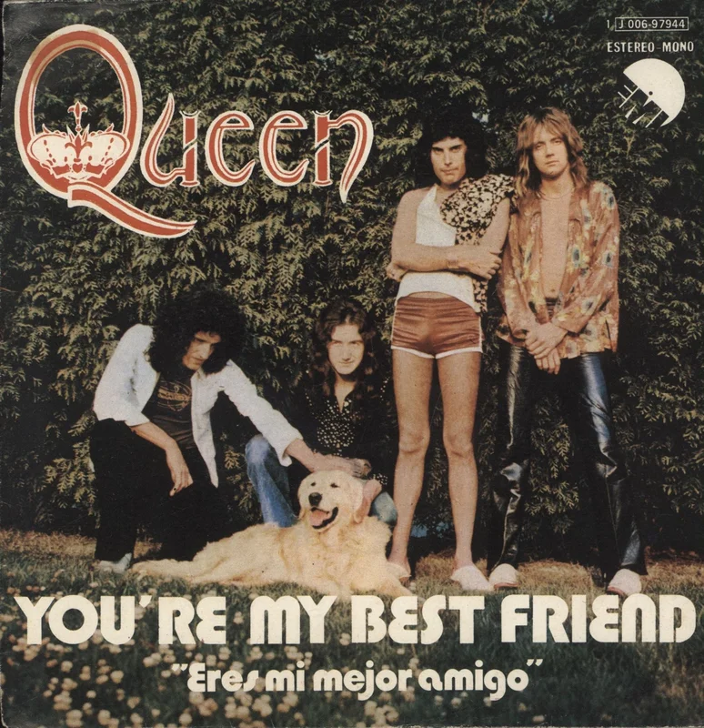 Queen Eres Mi Mejor Amigo - Promo Sticker Spanish Promo 7" vinyl