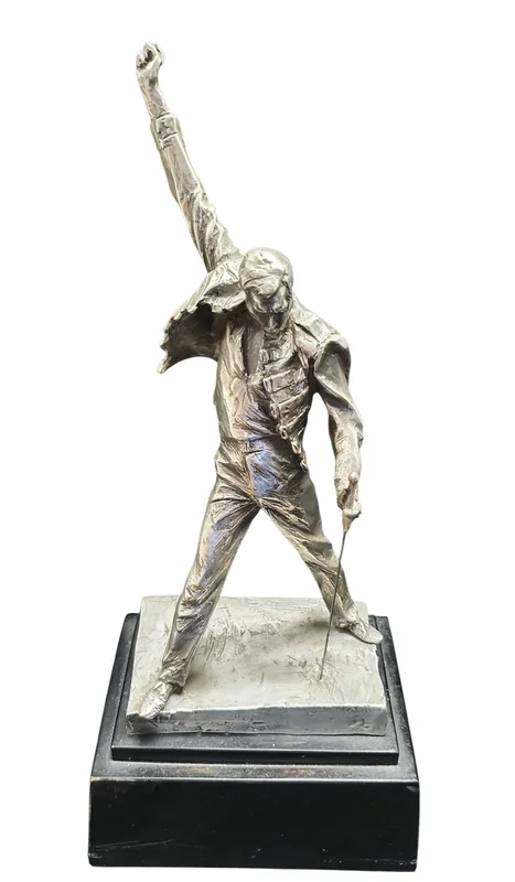 Queen Freddie Mercury Pewter Statue UK Memorabilia