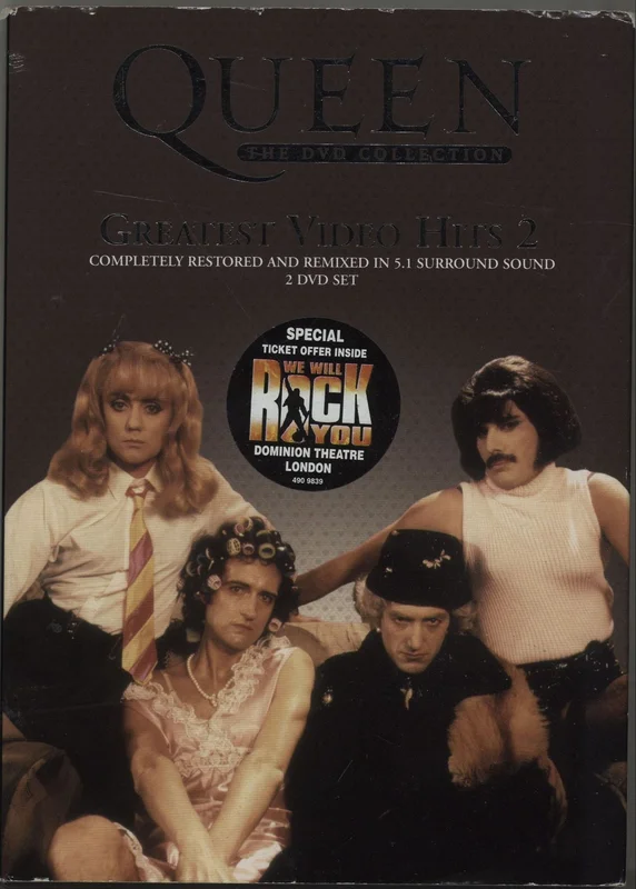 Queen Greatest Video Hits II + Slipcase UK DVD
