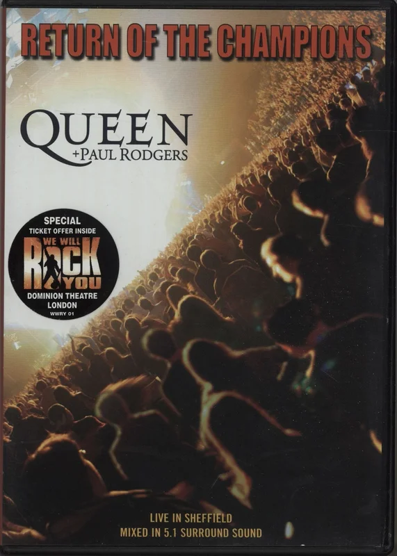 Queen Return Of The Champions UK DVD