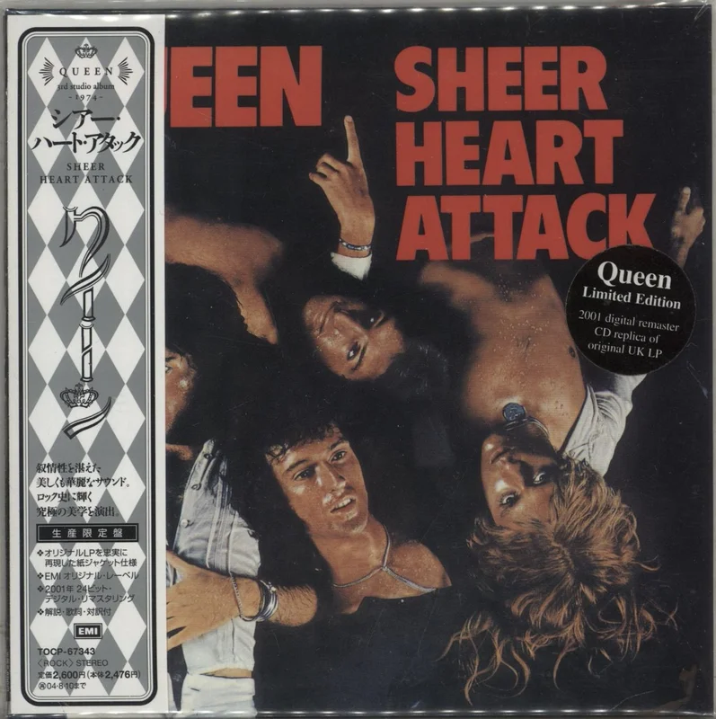 Queen Sheer Heart Attack Japanese CD album