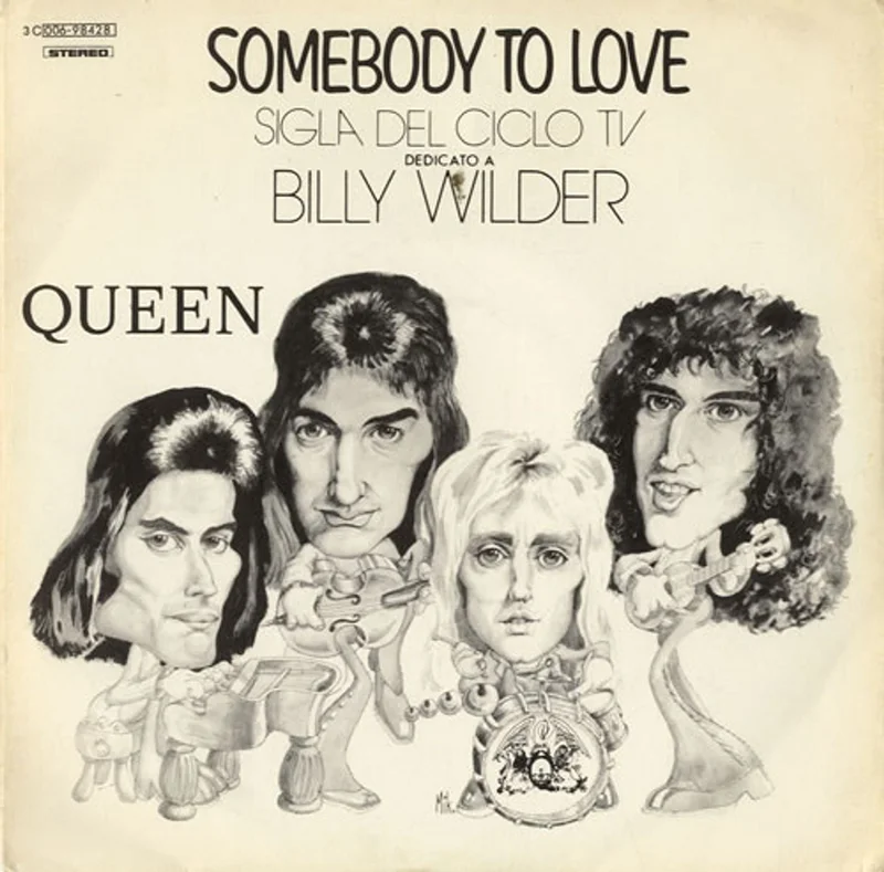 Queen Somebody To Love - 'Billy Wilder' p/s Italian 7" vinyl
