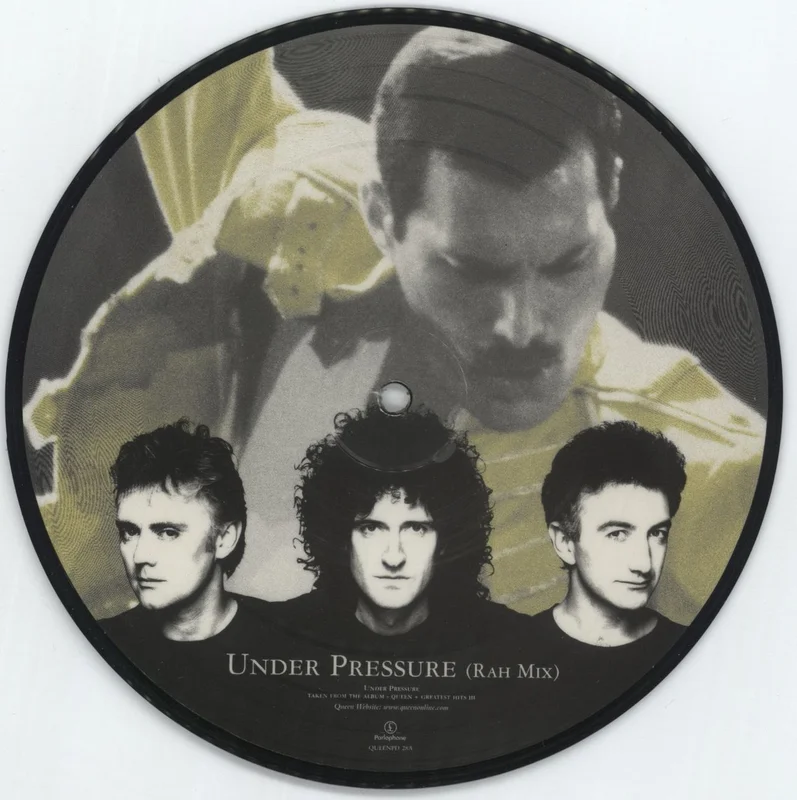 Queen Under Pressure UK 7" picture disc