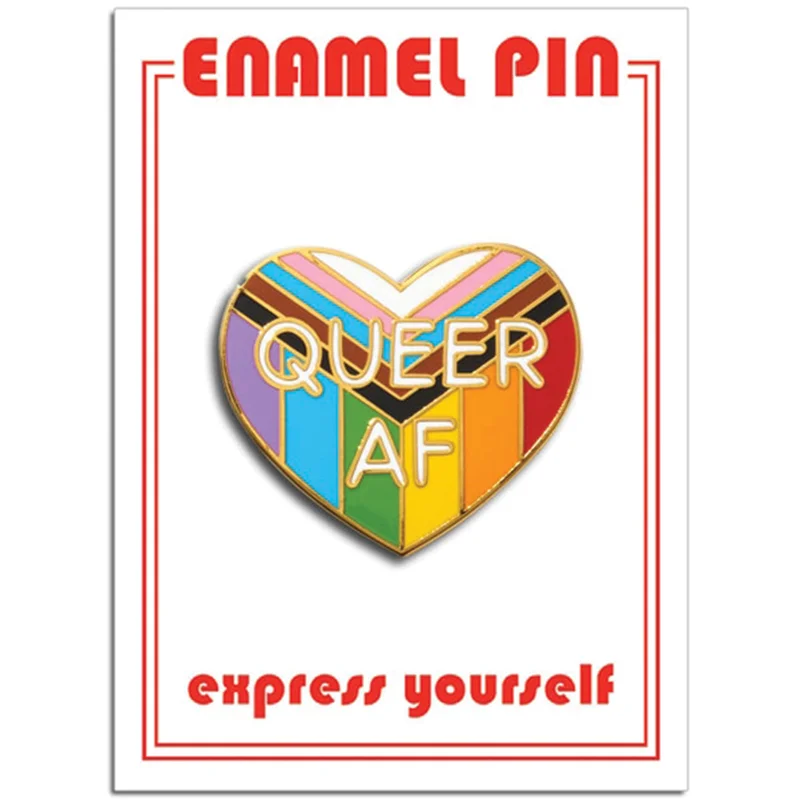 Queer AF Pin