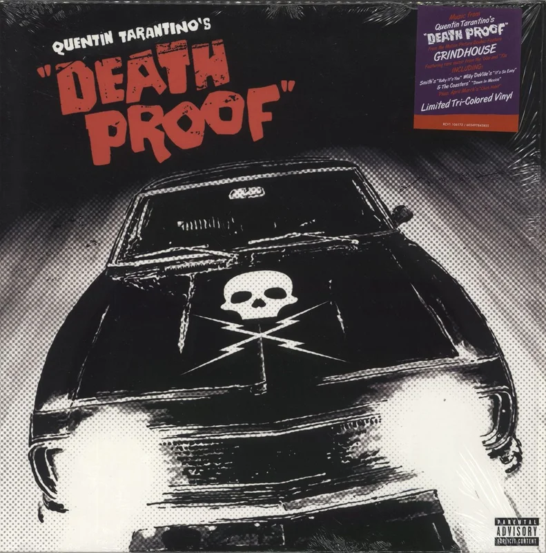 Quentin Tarantino Death Proof - Tri-Coloured Vinyl - Hype-sticker US Vinyl LP