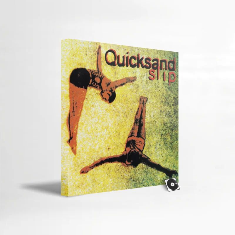 Quicksand - "Slip" 2023 Pressing Deluxe - Red And Yellow Swirl Vinyl W/ Book