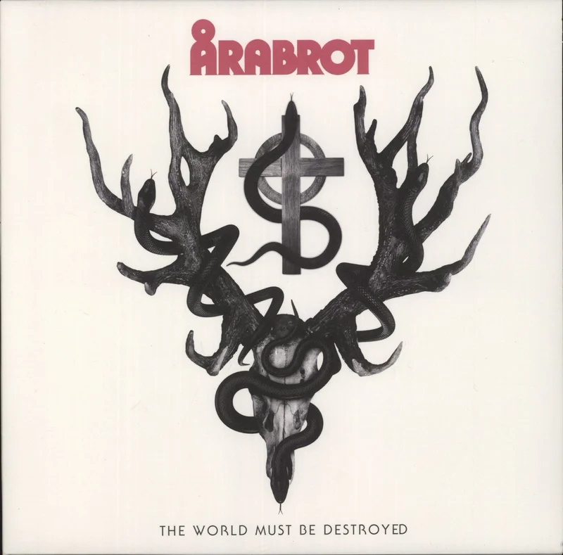 Rabrot The World Must Be Destroyed - Pink / Clear / Black Vinyl German 10" vinyl
