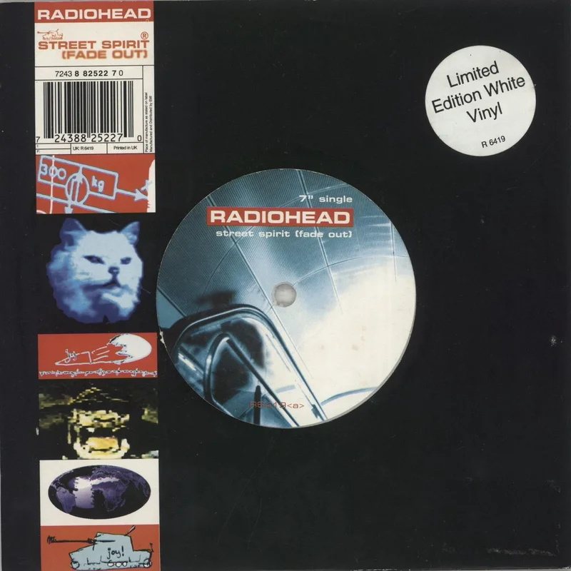 Radiohead Street Spirit [Fade Out] - White Vinyl - VG UK 7" vinyl