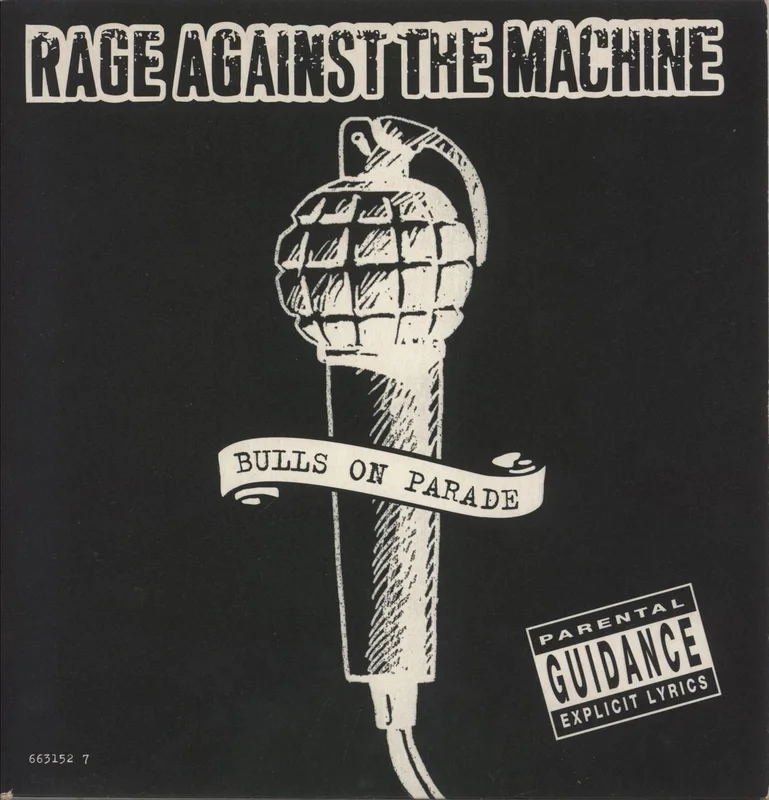 Rage Against The Machine Bulls On Parade - Red Vinyl - VG UK 7" vinyl
