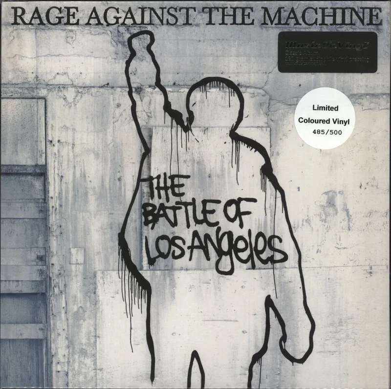 Rage Against The Machine The Battle Of Los Angeles - 180gm Blue Viagra Vinyl UK Vinyl LP