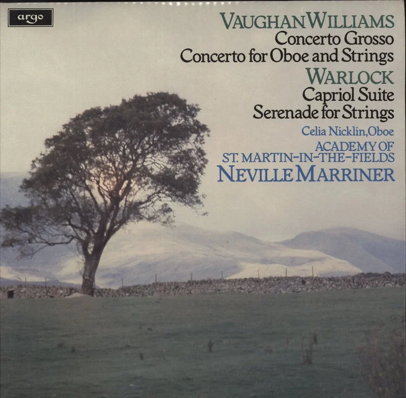 Ralph Vaughan Williams Concerto Grosso - Concerto For Oboe And Strings / Capriol Suite - Serenade For Strings UK Vinyl LP