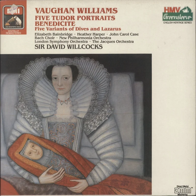 Ralph Vaughan Williams Vaughan Williams: Five Tudor Portraits / Benedicite / Five Variants Of "Dives And Lazarus" UK Vinyl LP