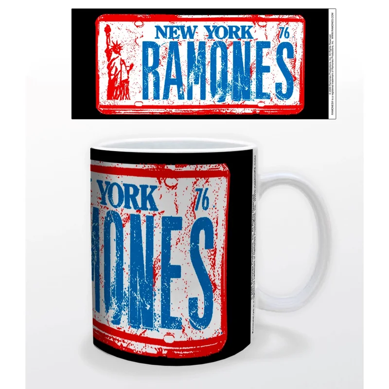 Ramones NY License Plate Mug