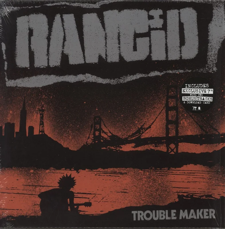 Rancid Trouble Maker - Milk & Ox Blood Splatter Vinyl + 7" Dutch Vinyl LP