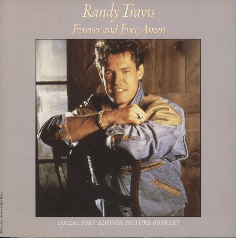 Randy Travis Forever And Ever, Amen UK 7" vinyl