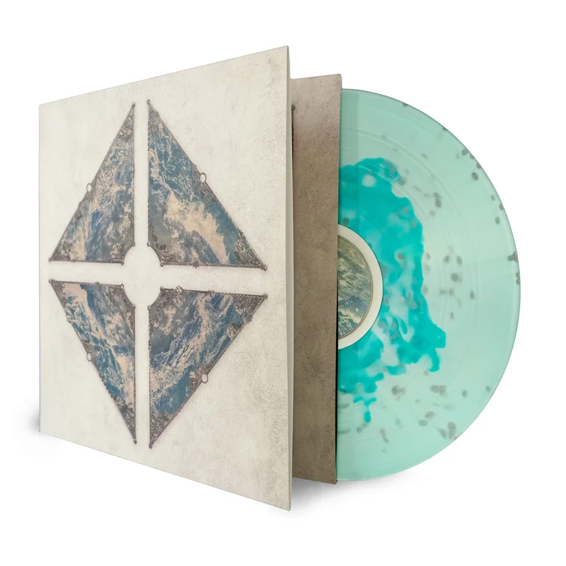 Ranges  Cardinal Winds [LP] Coke Bottle Green w/ Trans Green Blob & Metallic Silver Splatter [EU] (2nd pressing)