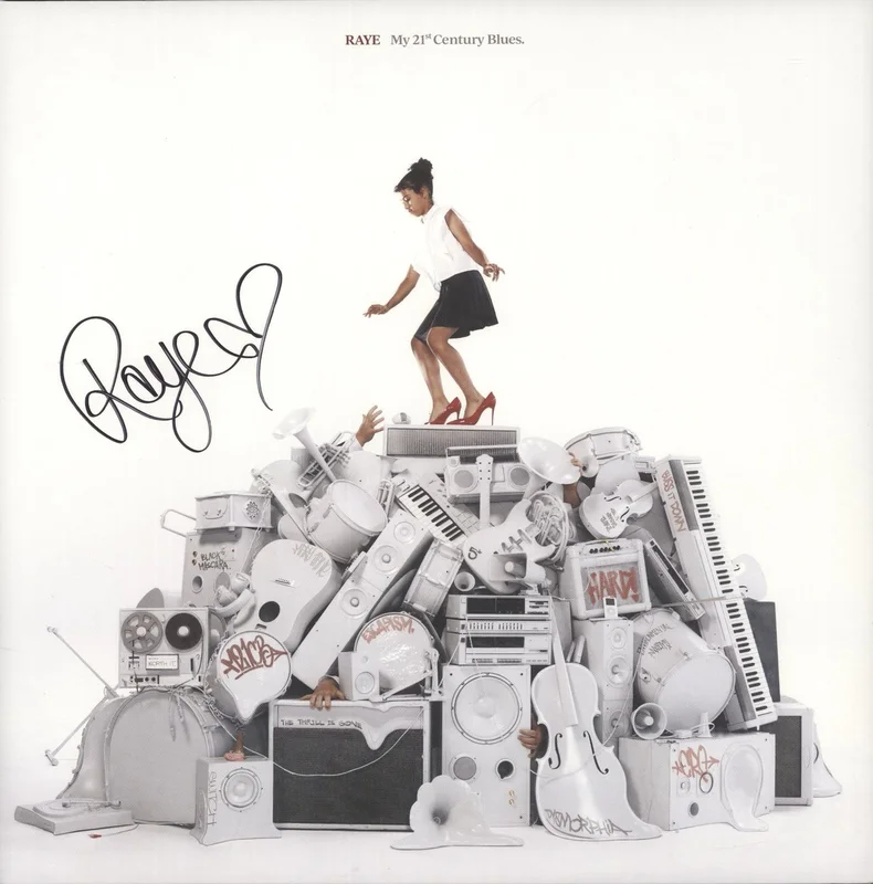 RAYE My 21st Century Blues - Autographed UK Vinyl LP