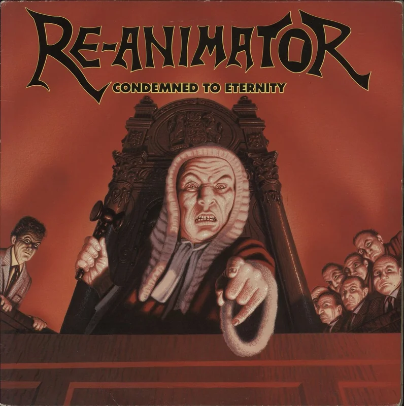 Re-Animator Condemned To Eternity + Merch Insert UK Vinyl LP