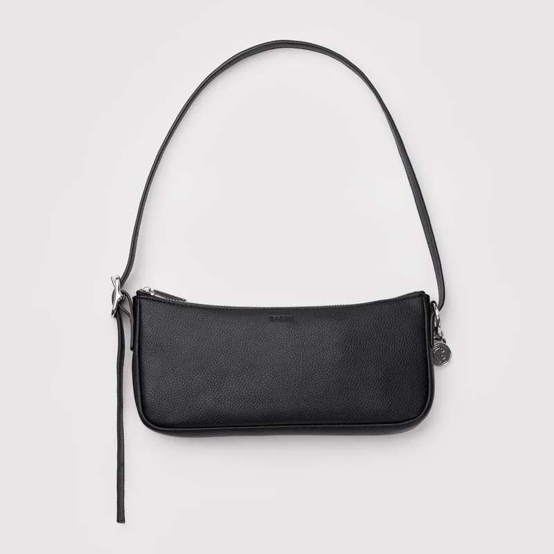 Recycled Leather Pochette Black