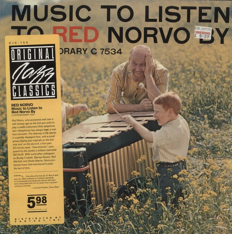 Red Norvo Music To Listen To US Vinyl LP
