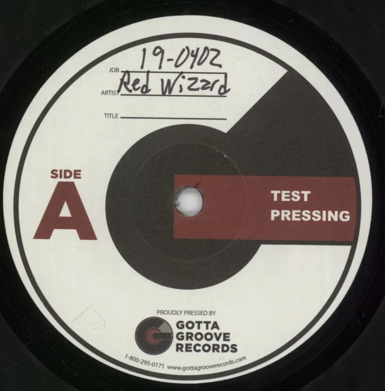 Red Wizard Ogami - Test Pressing US 7" vinyl