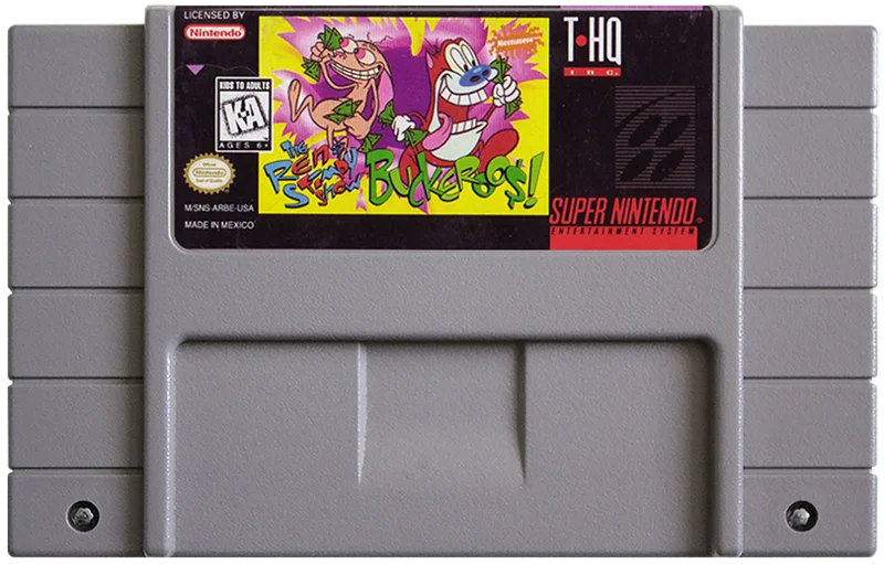 REN & STIMPY SHOW BUCKEROOS - SNES