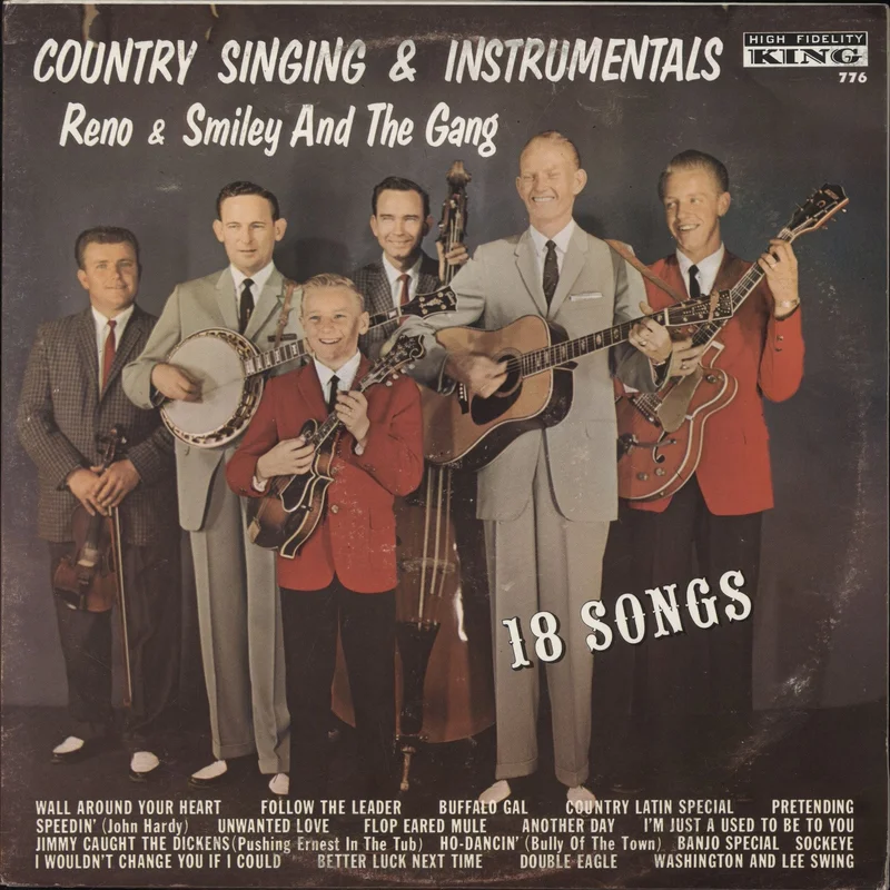 Reno & Smiley Country Singing & Instrumentals US Vinyl LP