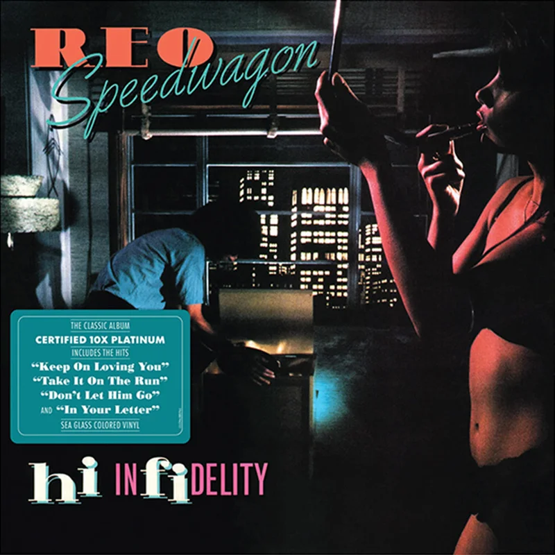 REO Speedwagon Hi Infidelity (translucent "Sea Glass" vinyl)