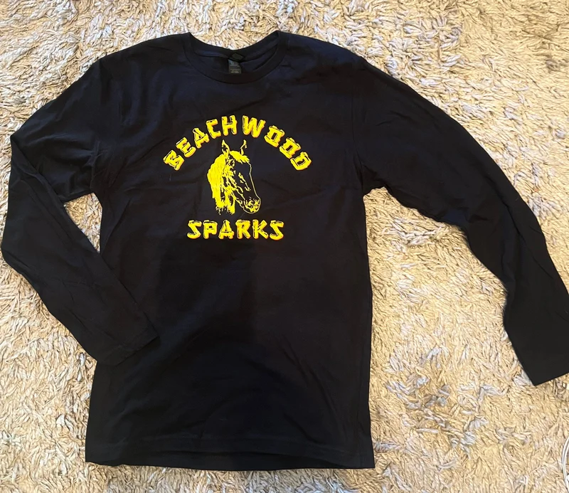 Repro Long Sleeve Horsey Tee Black