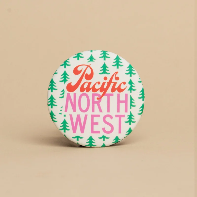 Retro PNW Round Magnet