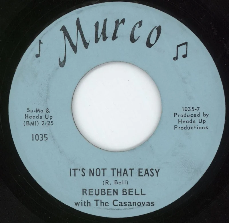 Reuben Bell It's Not That Easy US 7" vinyl