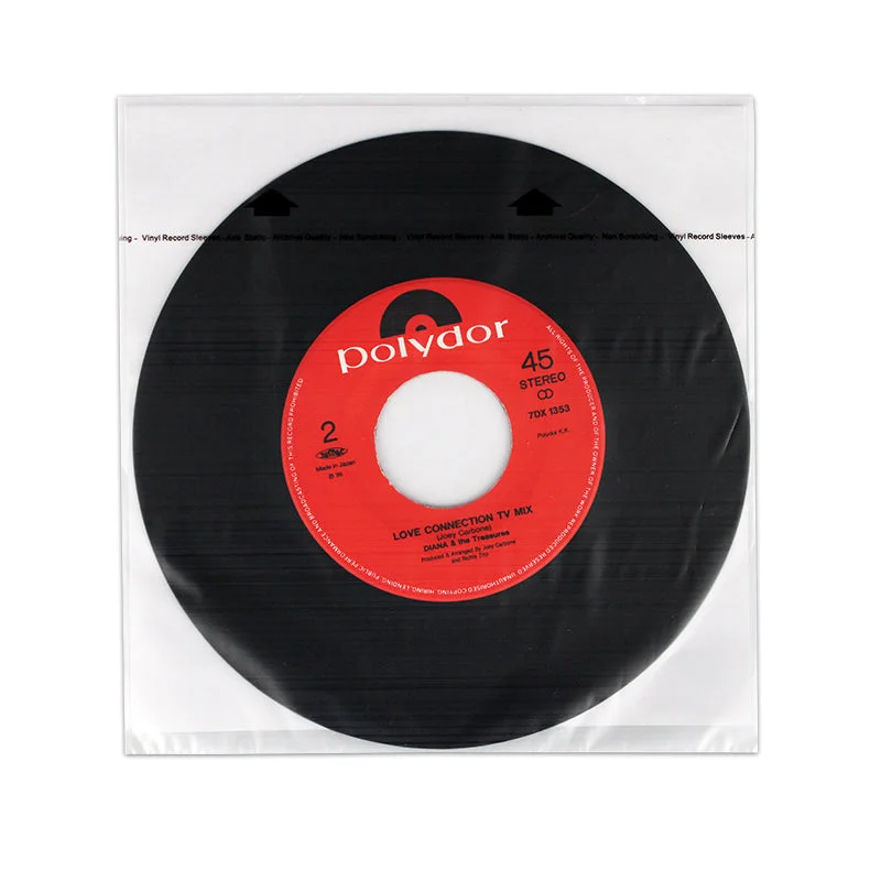 Rice Paper 7" Record Inner Sleeves - Anti-Static HDPE