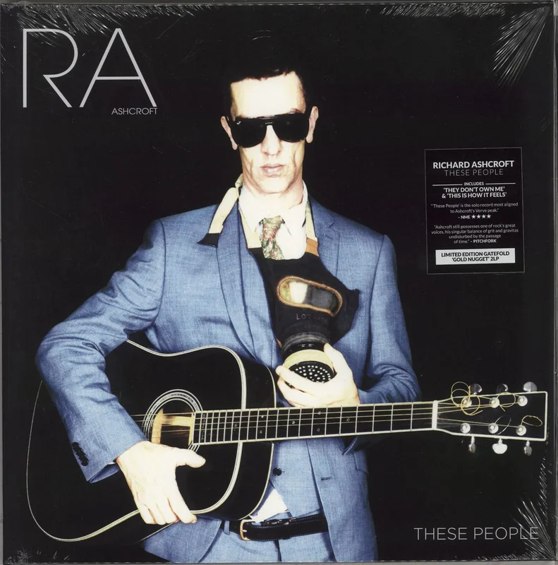 Richard Ashcroft These People - Gold Nugget Vinyl - Sealed UK 2-LP vinyl set