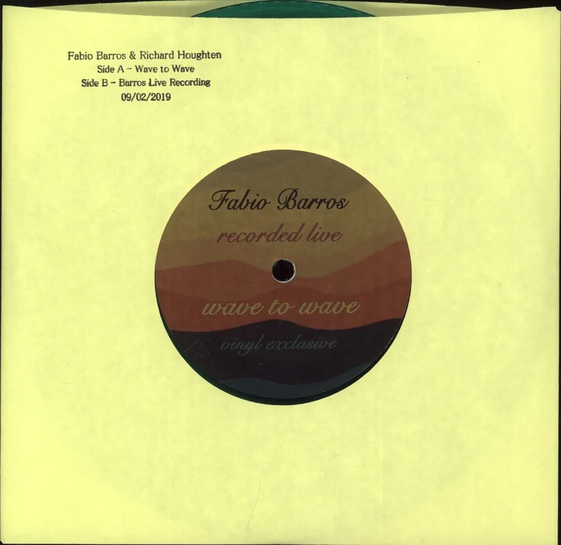 Richard Houghten Wave To Wave - Green w/ Holographic Etching Vinyl US 7" vinyl