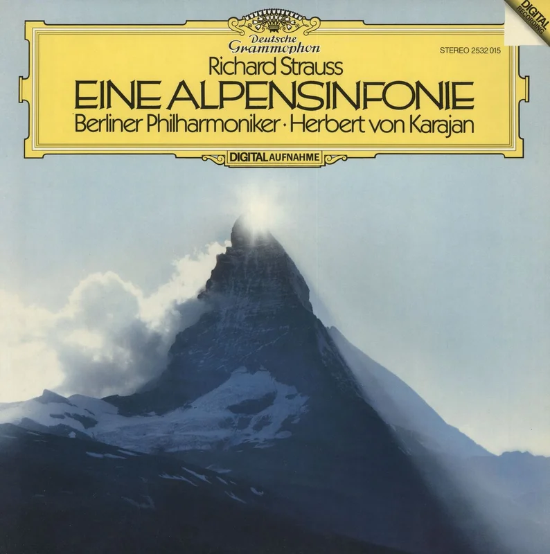 Richard Strauss Eine Alpensinfonie German Vinyl LP