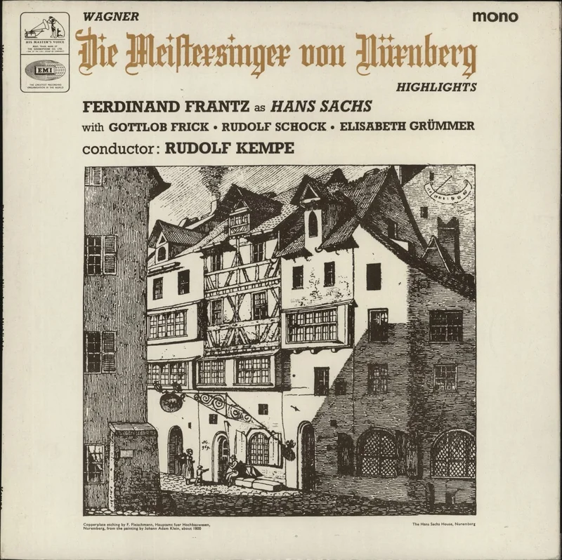 Richard Wagner Die Meistersinger Von Nrnberg Highlights UK Vinyl LP