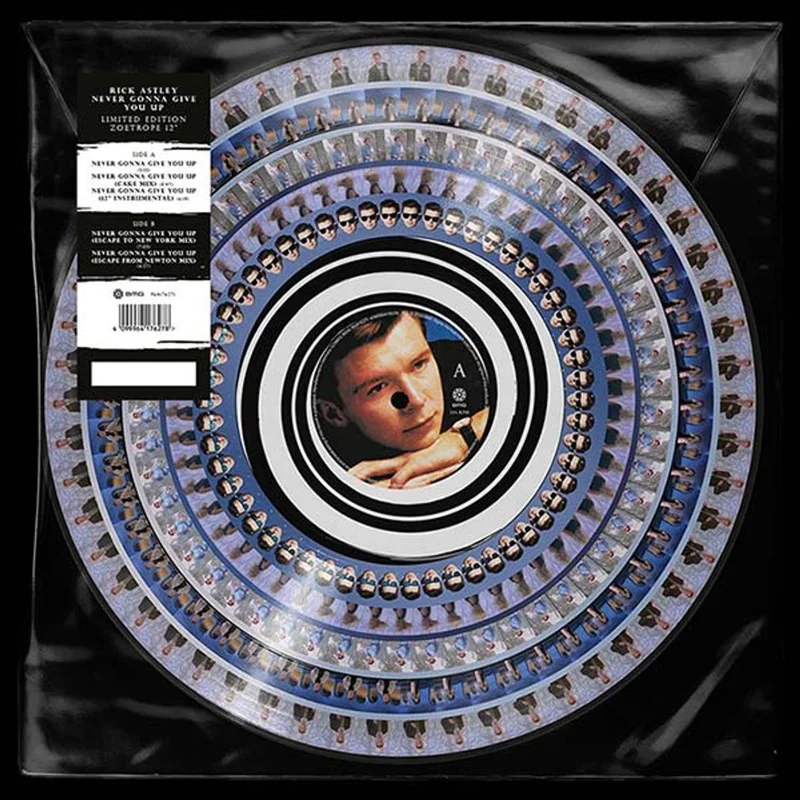 Rick Astley - Never Gonna Give You Up - Zoetrope 12"
