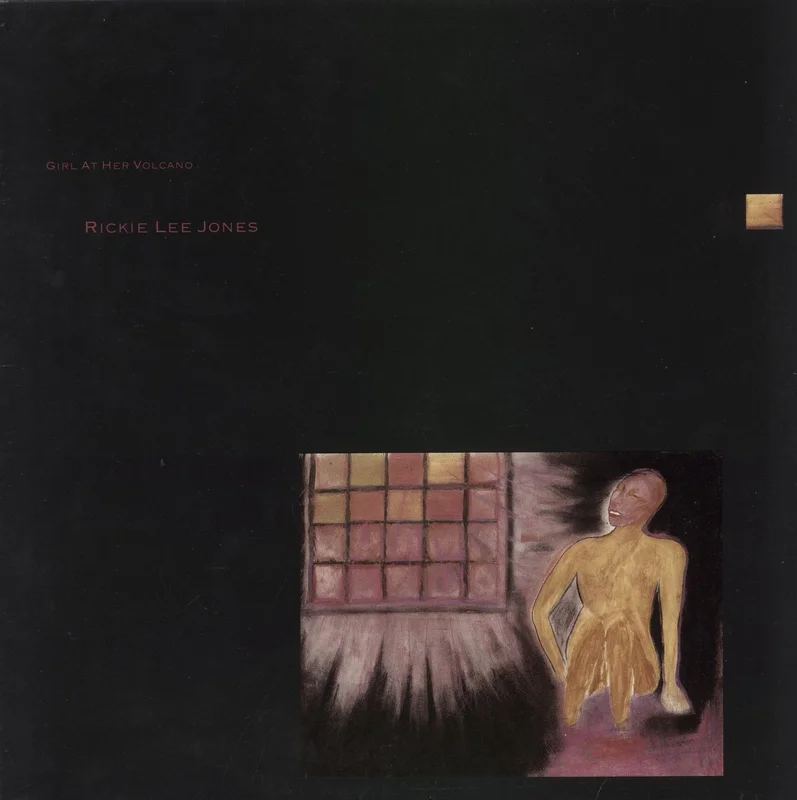 Rickie Lee Jones Girl At Her Volcano - Gold Promo Stamped German 10" vinyl