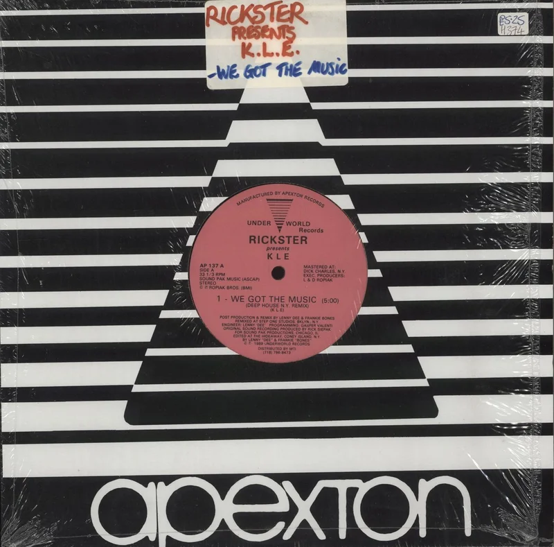Rickster We Got The Music US 12" vinyl