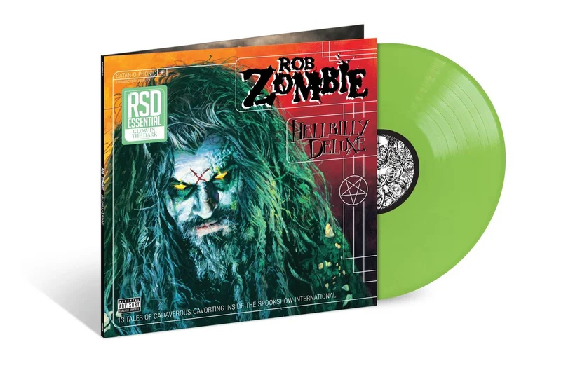Rob Zombie Hellbilly Deluxe - Glow-In-The-Dark Vinyl - Sealed UK Vinyl LP