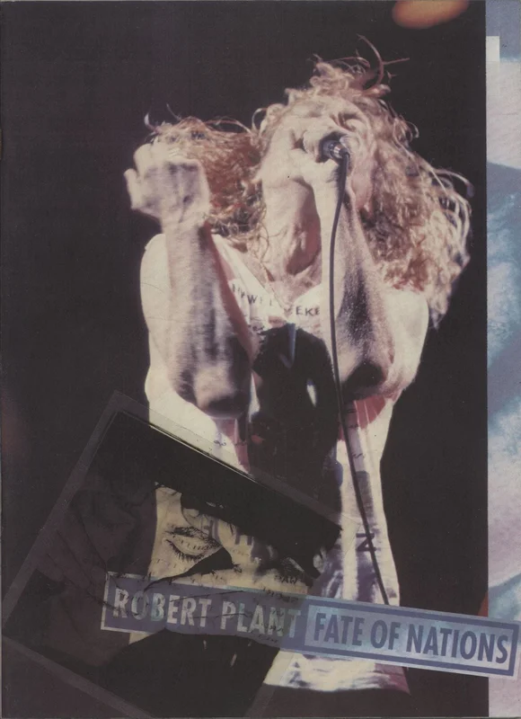 Robert Plant Fate Of Nations + Tickets UK Tour programme