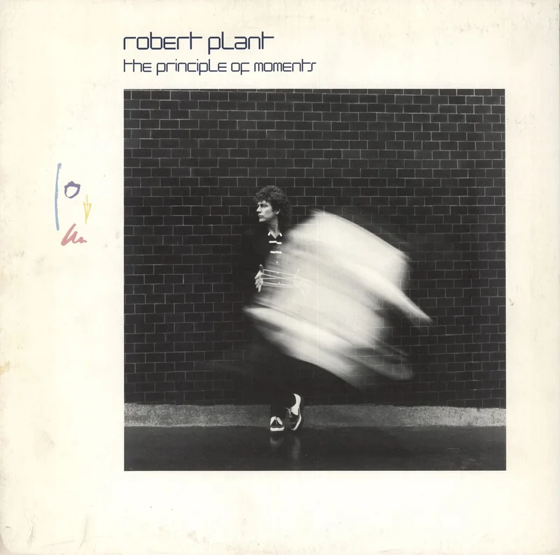 Robert Plant The Principle Of Moments - Promo Stickered German Promo Vinyl LP
