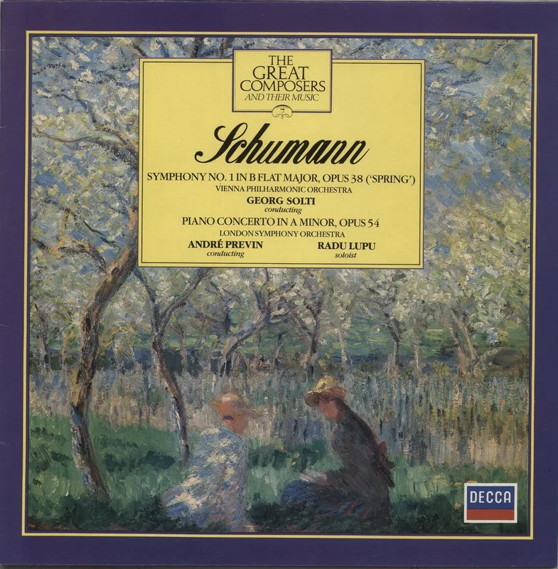 Robert Schumann Symphony No.i In B Flat Major, Opus 38 - Piano Concerto in A Minor, Opus 54 UK Vinyl LP