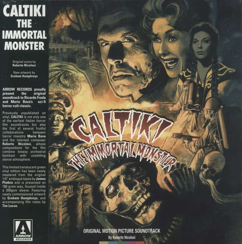 Roberto Nicolosi Caltiki The Immortal Monster - Green Vinyl UK Vinyl LP