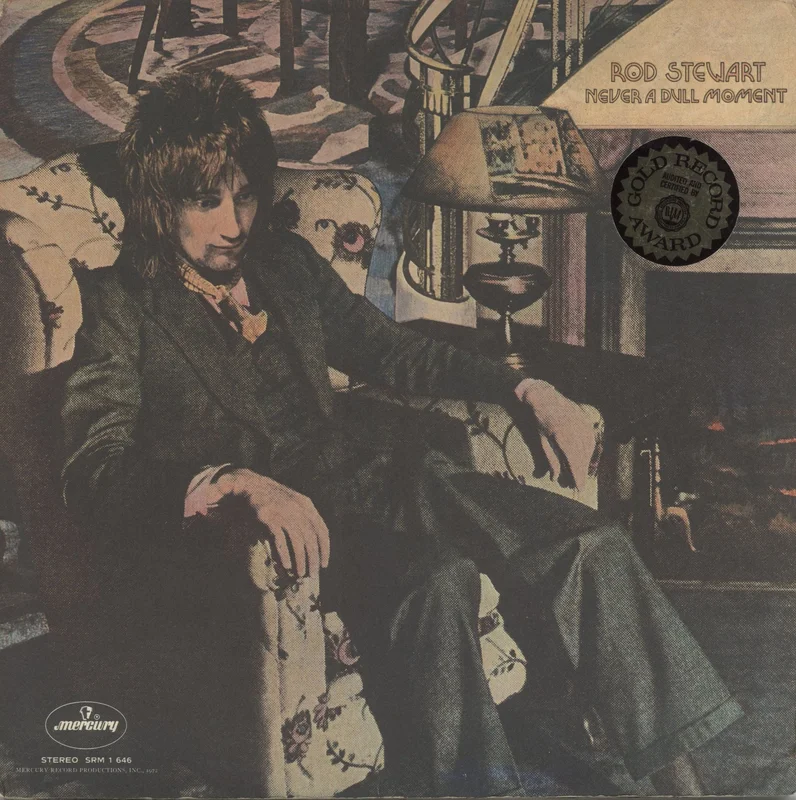 Rod Stewart Never A Dull Moment US Vinyl LP