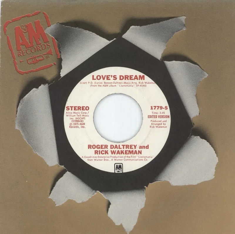 Roger Daltrey Love's Dream UK 7" vinyl