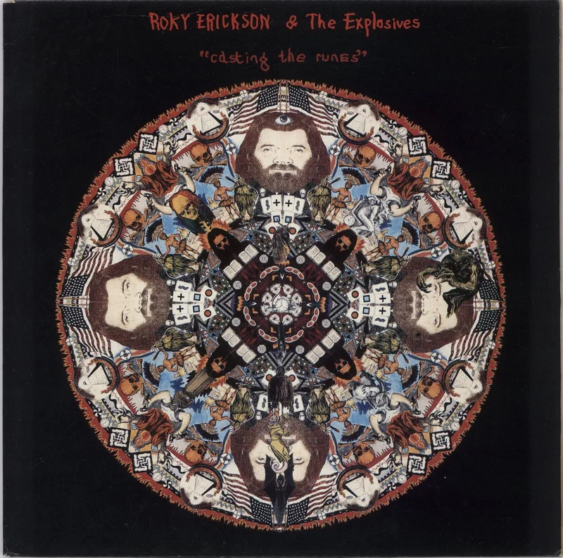 Roky Erickson Casting The Runes UK Promo Vinyl LP