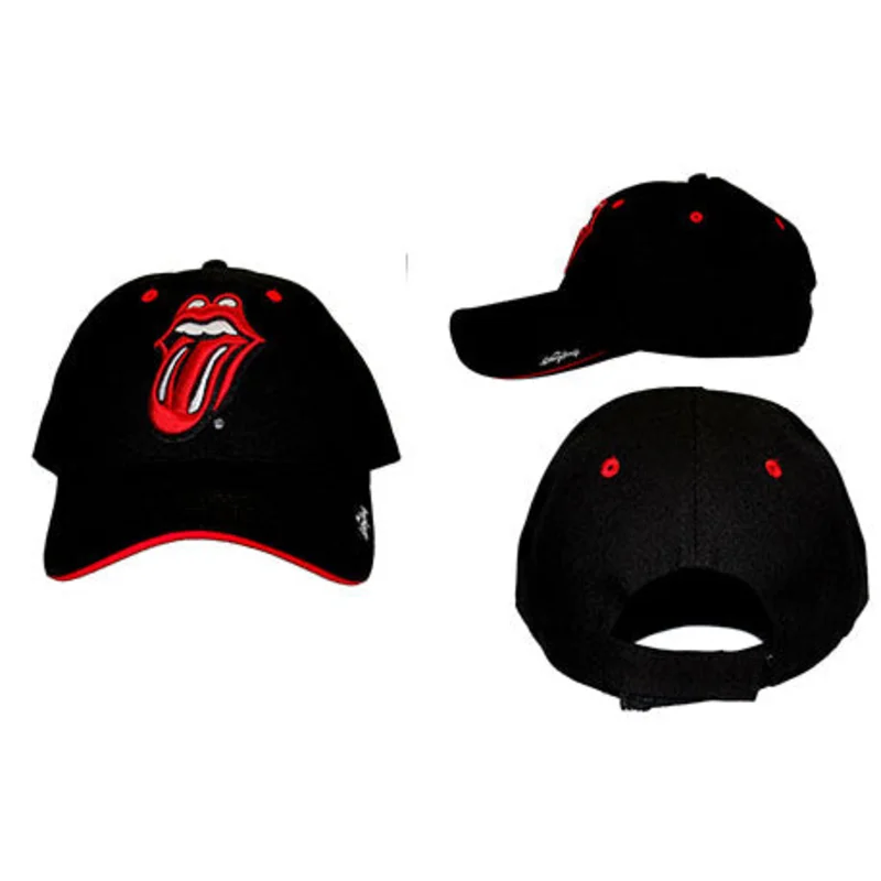 Rolling Stones Black Baseball Cap