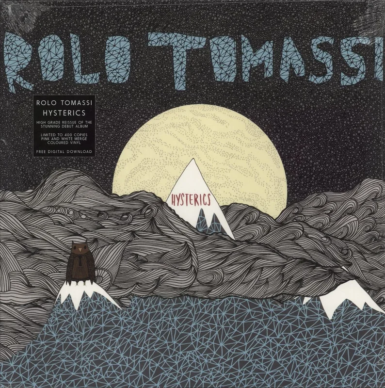 Rolo Tomassi Hysterics - Pink & White Swirl Vinyl - Sealed UK Vinyl LP