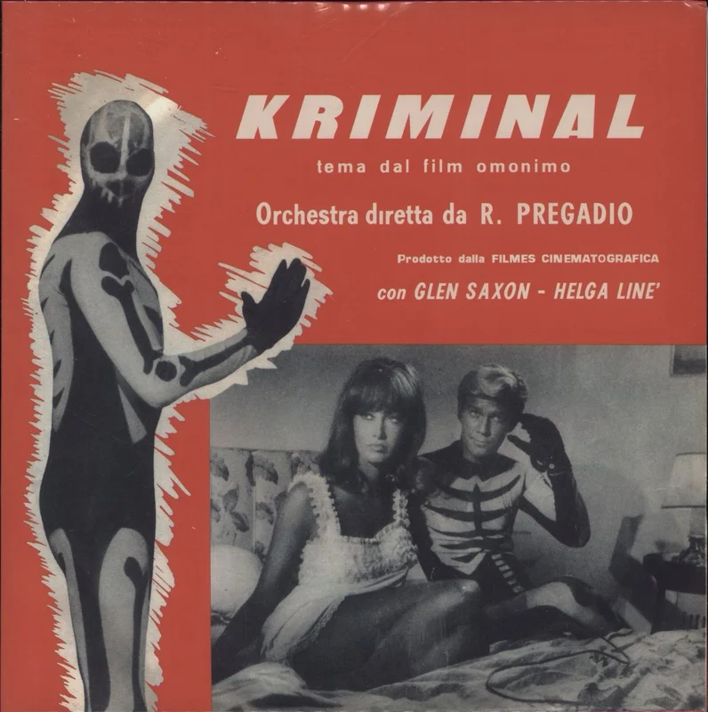 Romano Mussolini Kriminal / Il Cobra Italian 7" vinyl
